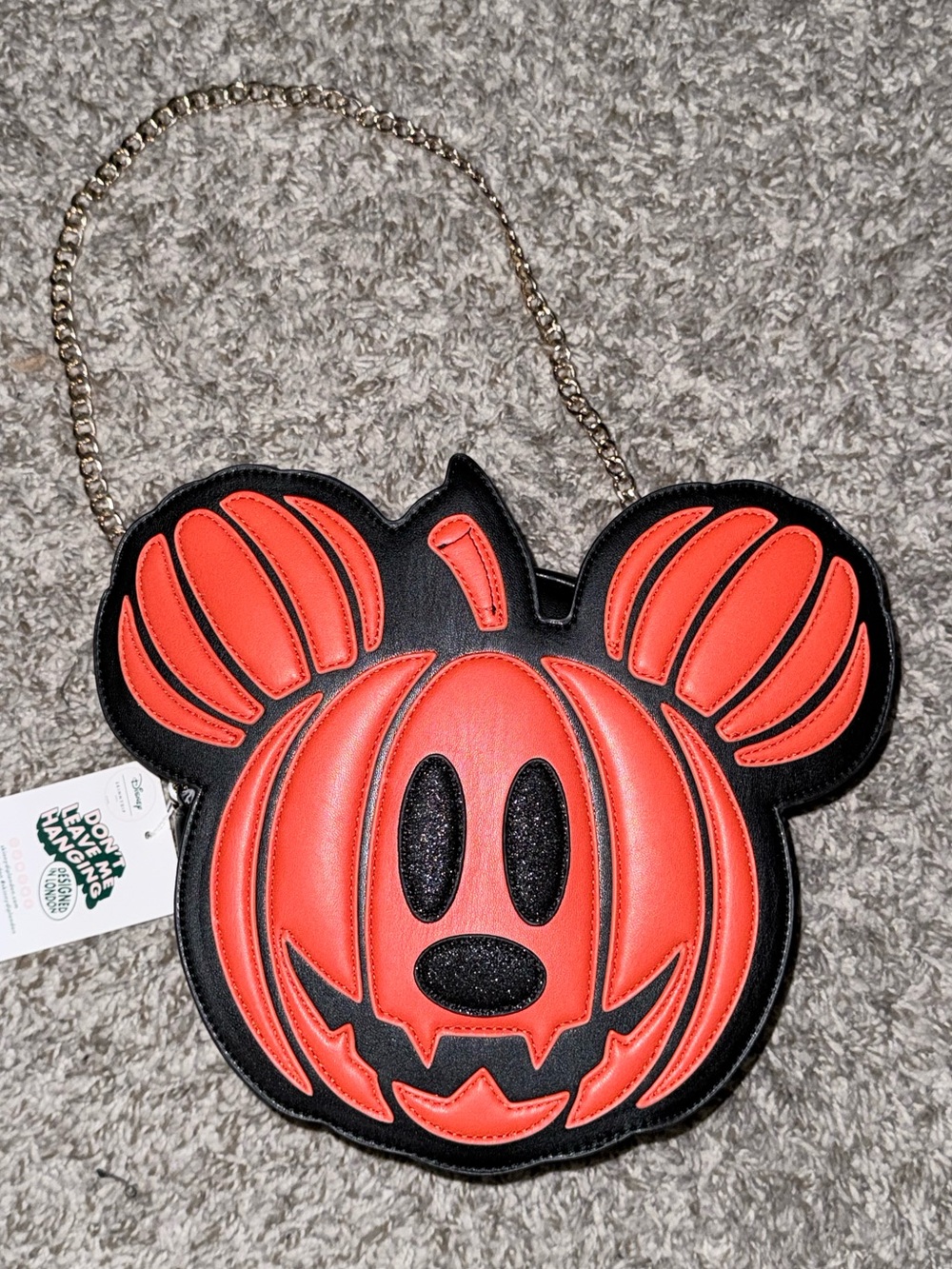 Mickey Pumpkin Halloween Crossbody Bag